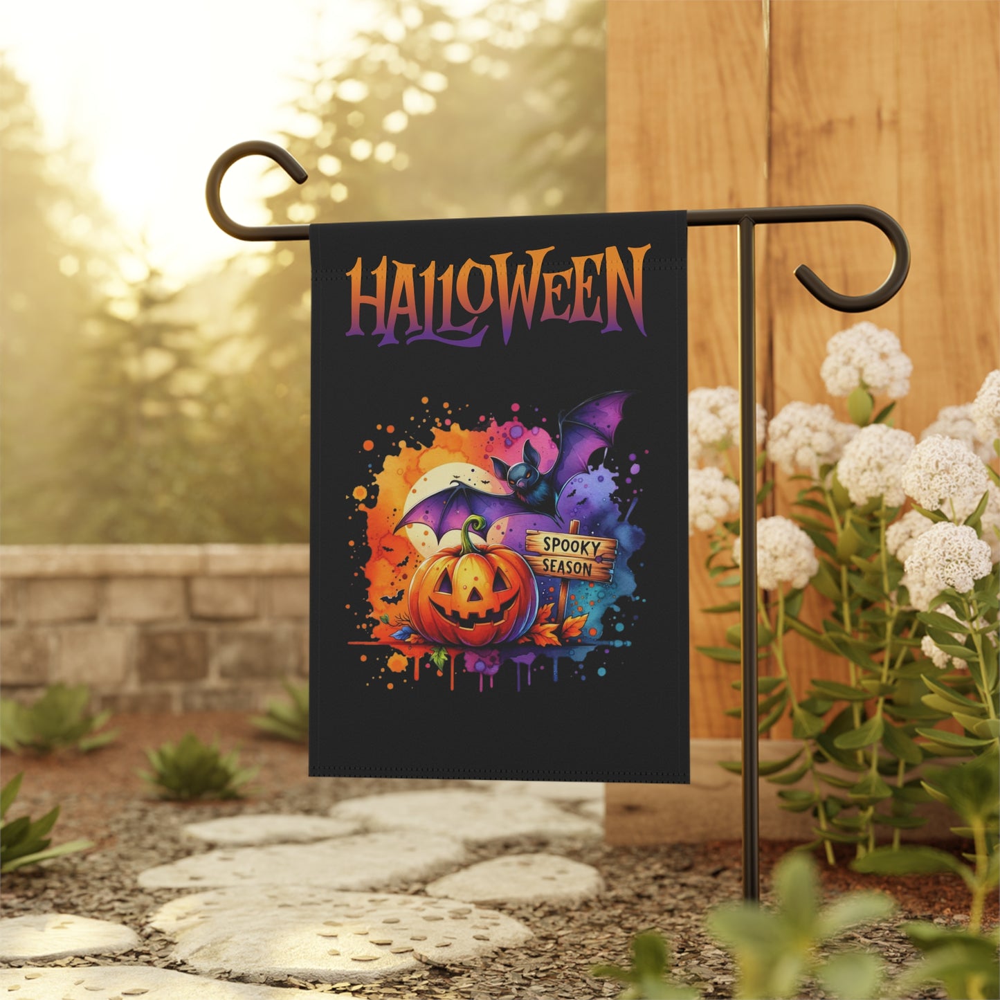Halloween Garden & House Banner