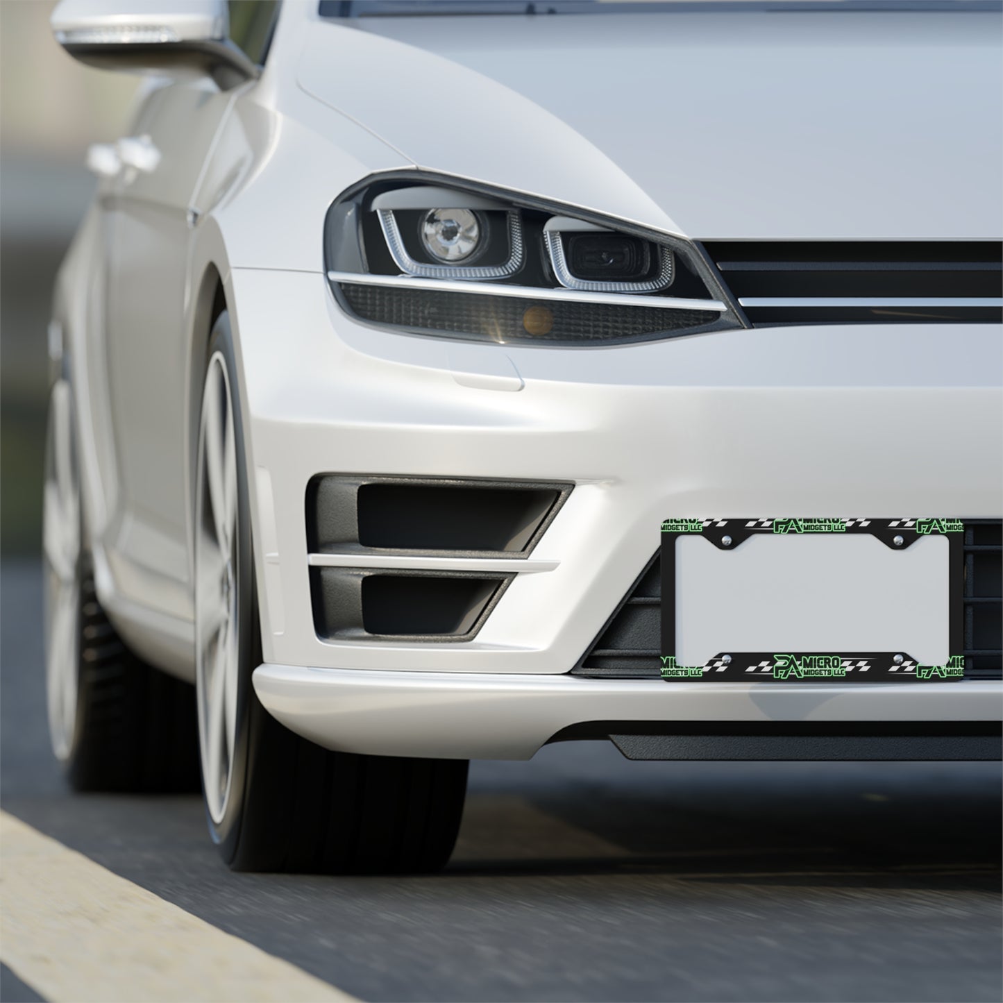 PA Micromidgets microsprint Metal License Plate Frame