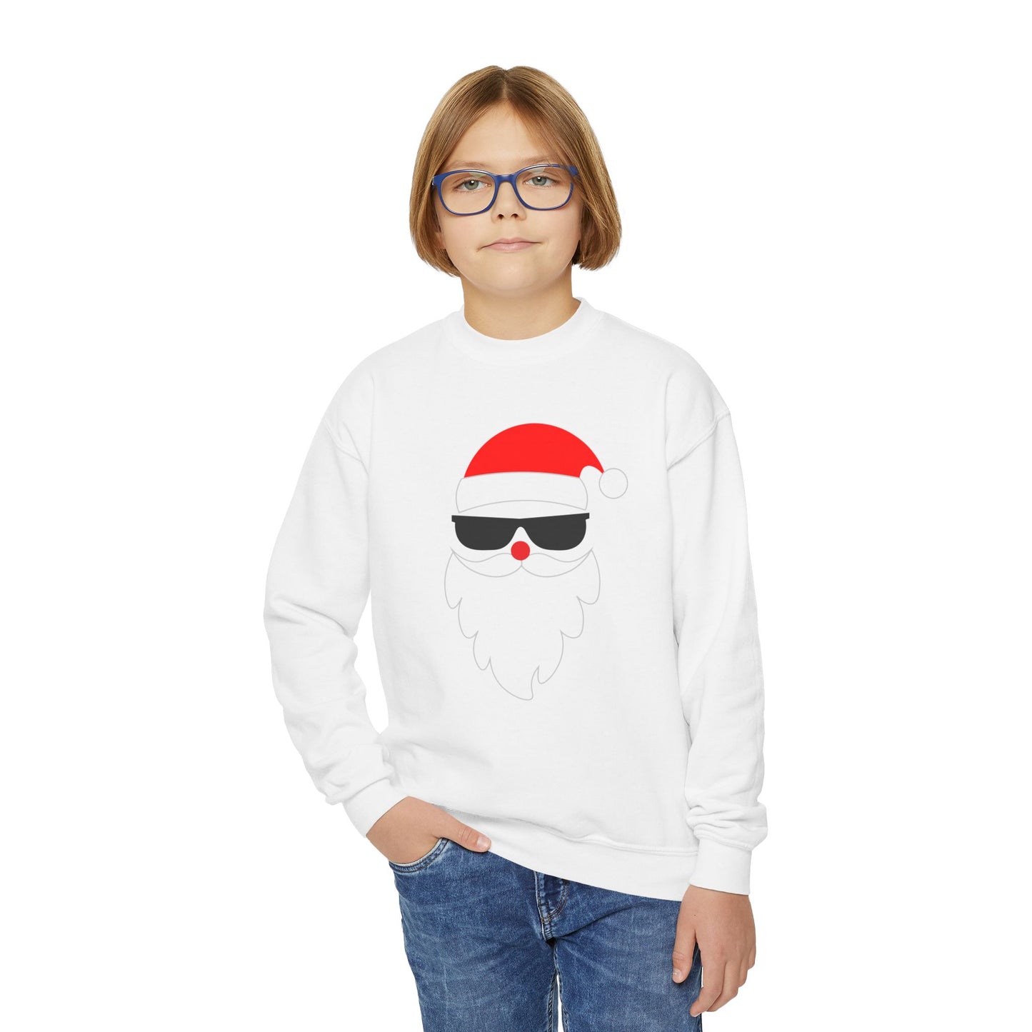 Cool Santa - Youth Crewneck Sweatshirt