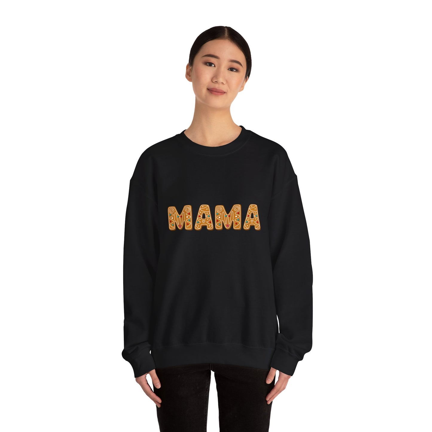 Mama Gingerbread Unisex Heavy Blend™ Crewneck Sweatshirt