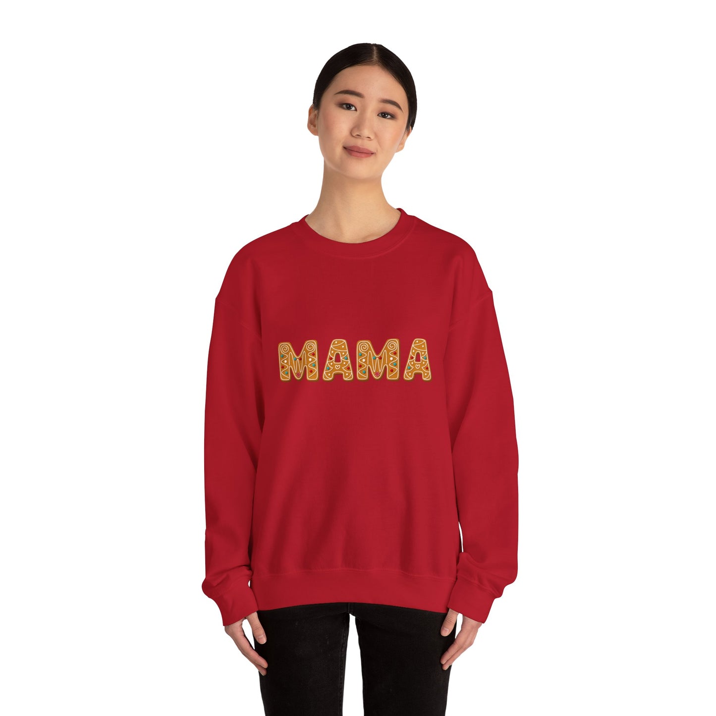 Mama Gingerbread Unisex Heavy Blend™ Crewneck Sweatshirt