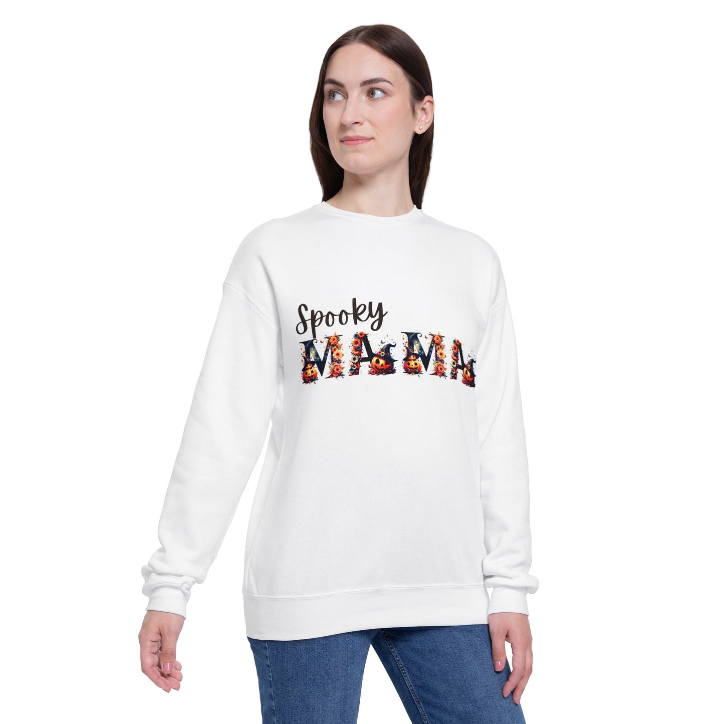 Spooky Mama- Unisex Drop Shoulder Sweatshirt