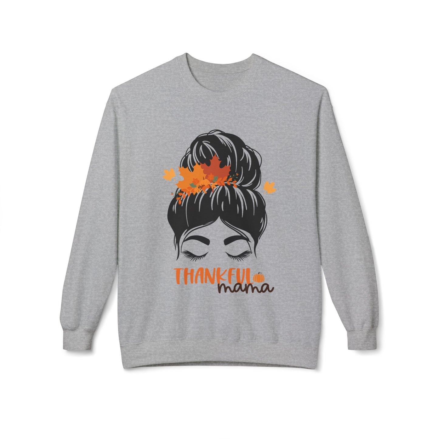 Thankful Mama- Unisex Midweight Softstyle Fleece Crewneck Sweatshirt