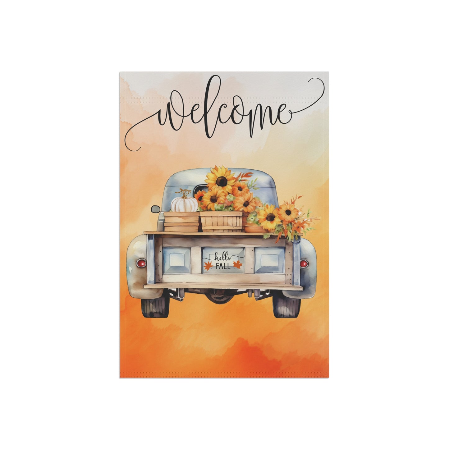 Welcome, Hello Fall - Garden & House Banner