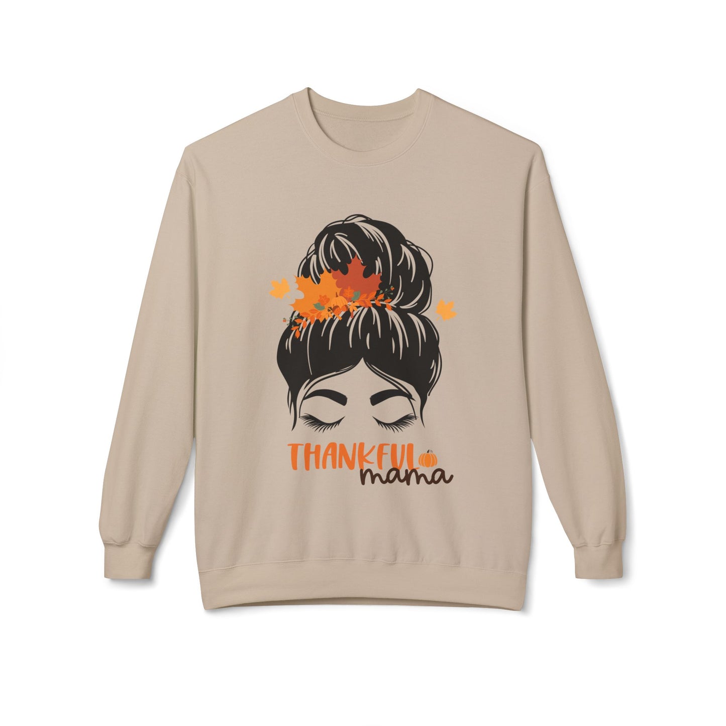 Thankful Mama- Unisex Midweight Softstyle Fleece Crewneck Sweatshirt