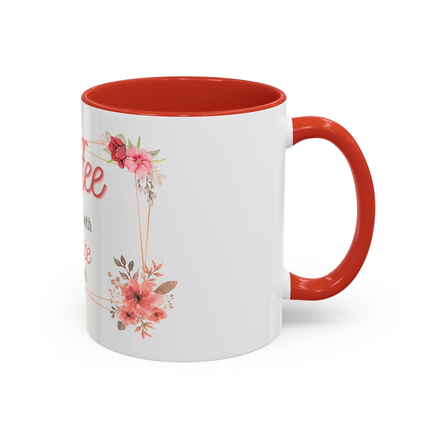 Coffee Pairs Well With Silence So STFU - Accent Coffee Mug (11, 15oz)