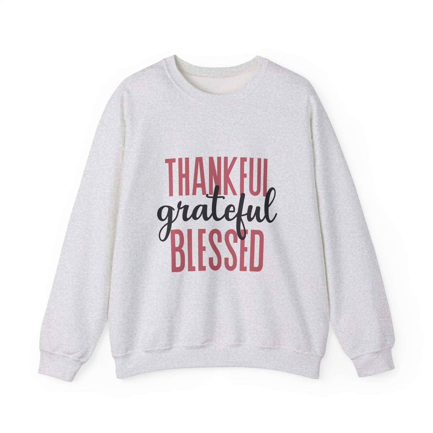 Thankful grateful blessed Unisex Heavy Blend™ Crewneck Sweatshirt