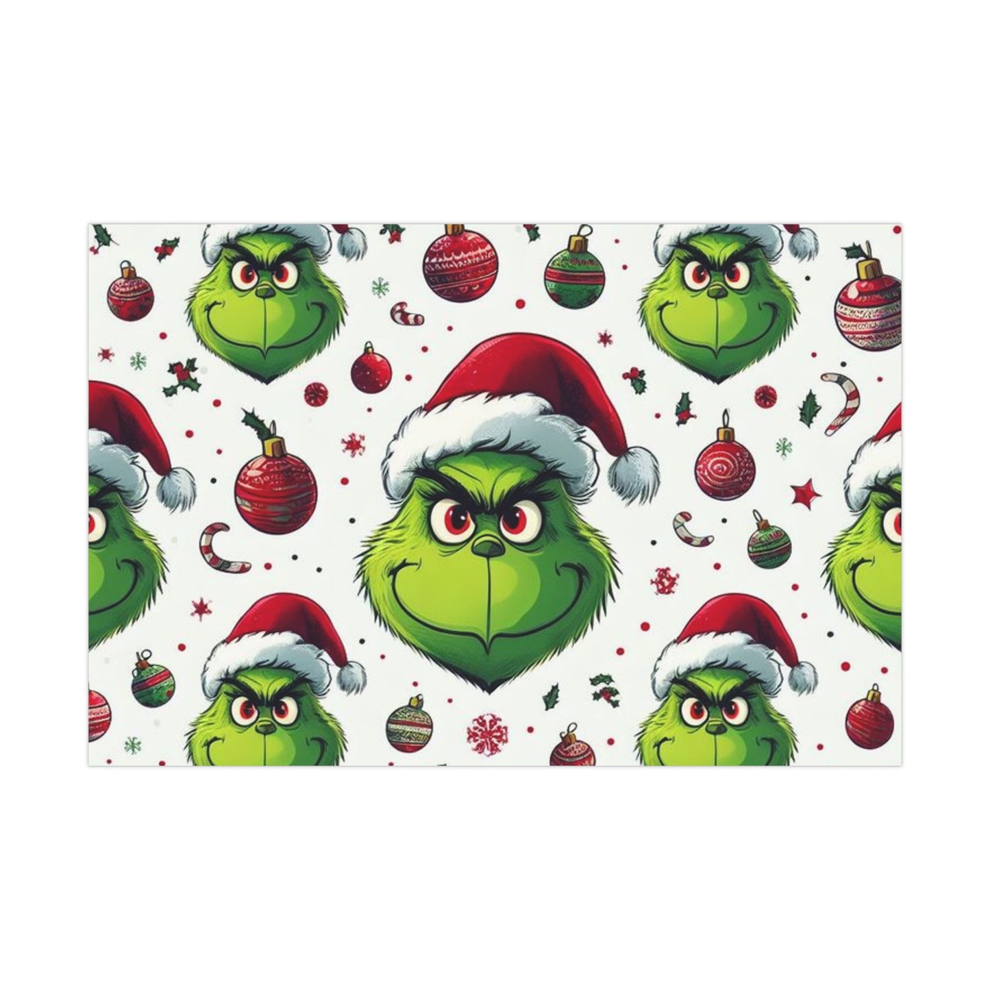 Grinch Gift Wrap Paper