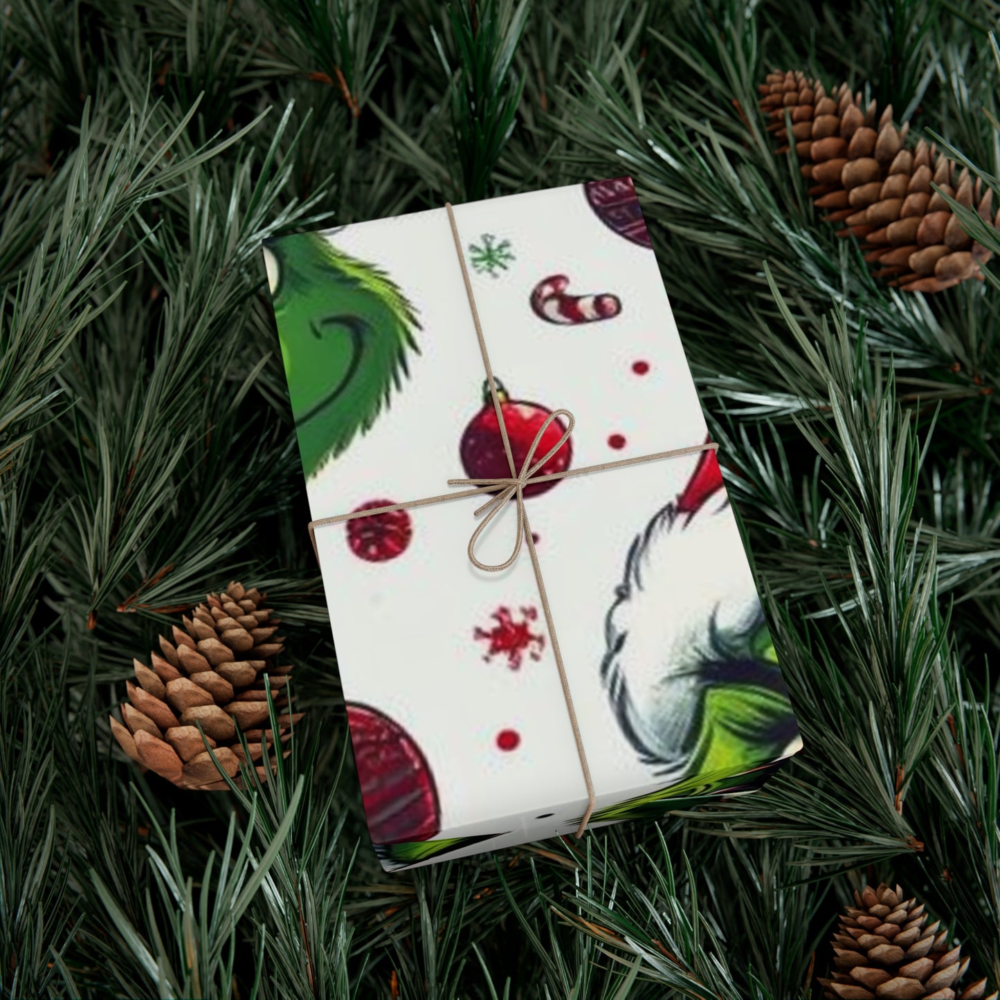 Grinch Gift Wrap Paper