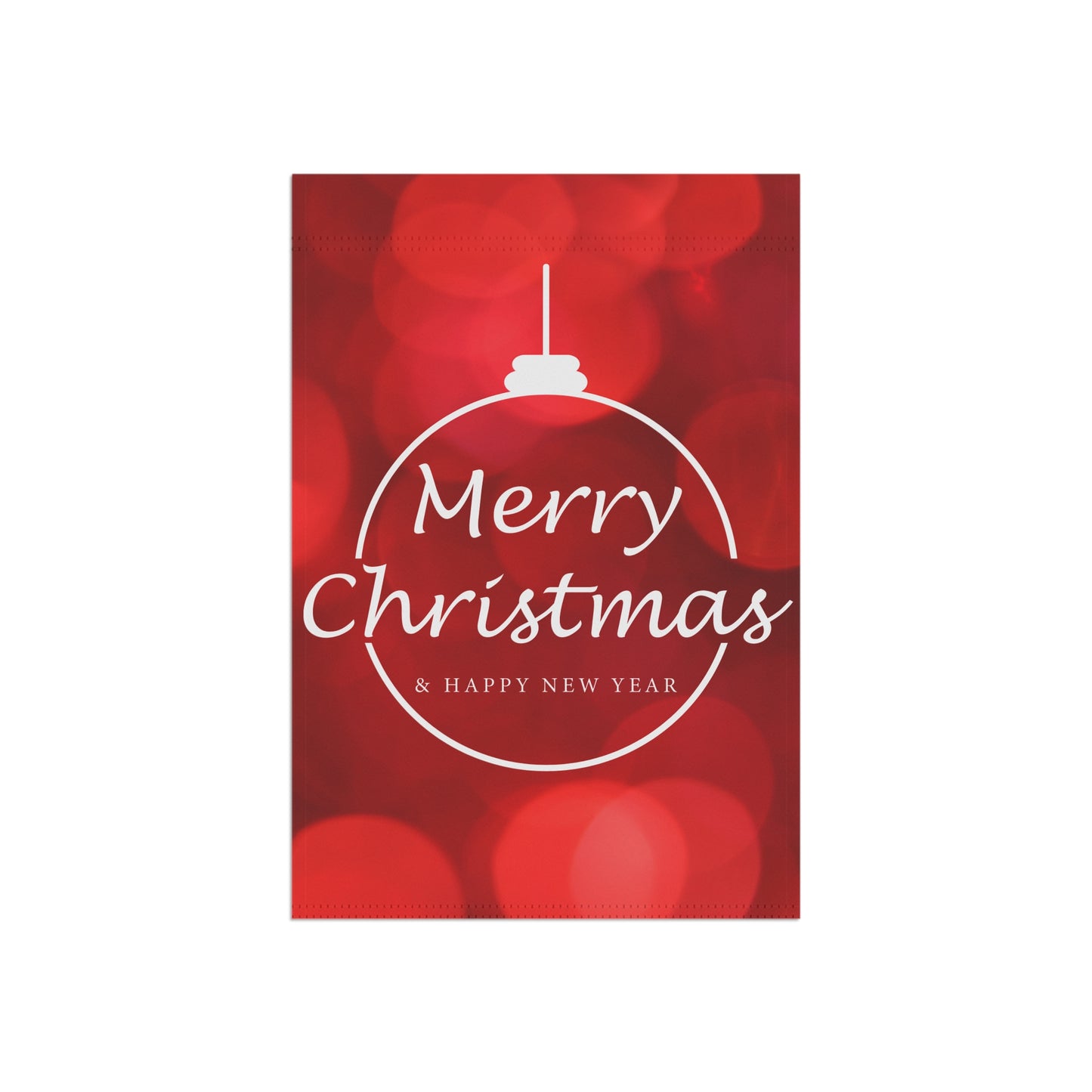 Merry Christmas & Happy New Year - Garden & House Banner