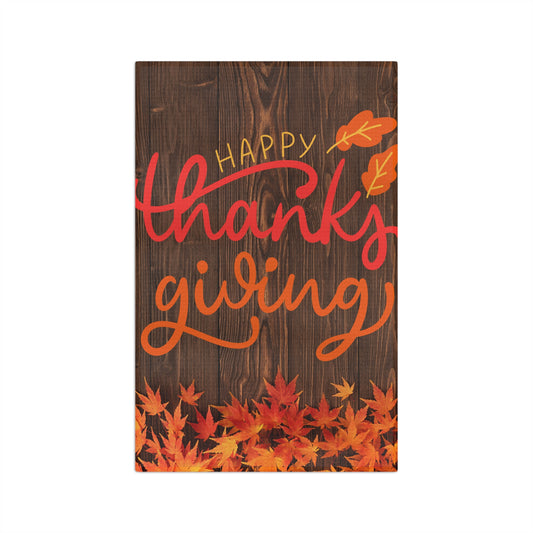 Happy Thanksgiving Microfiber Tea Towel