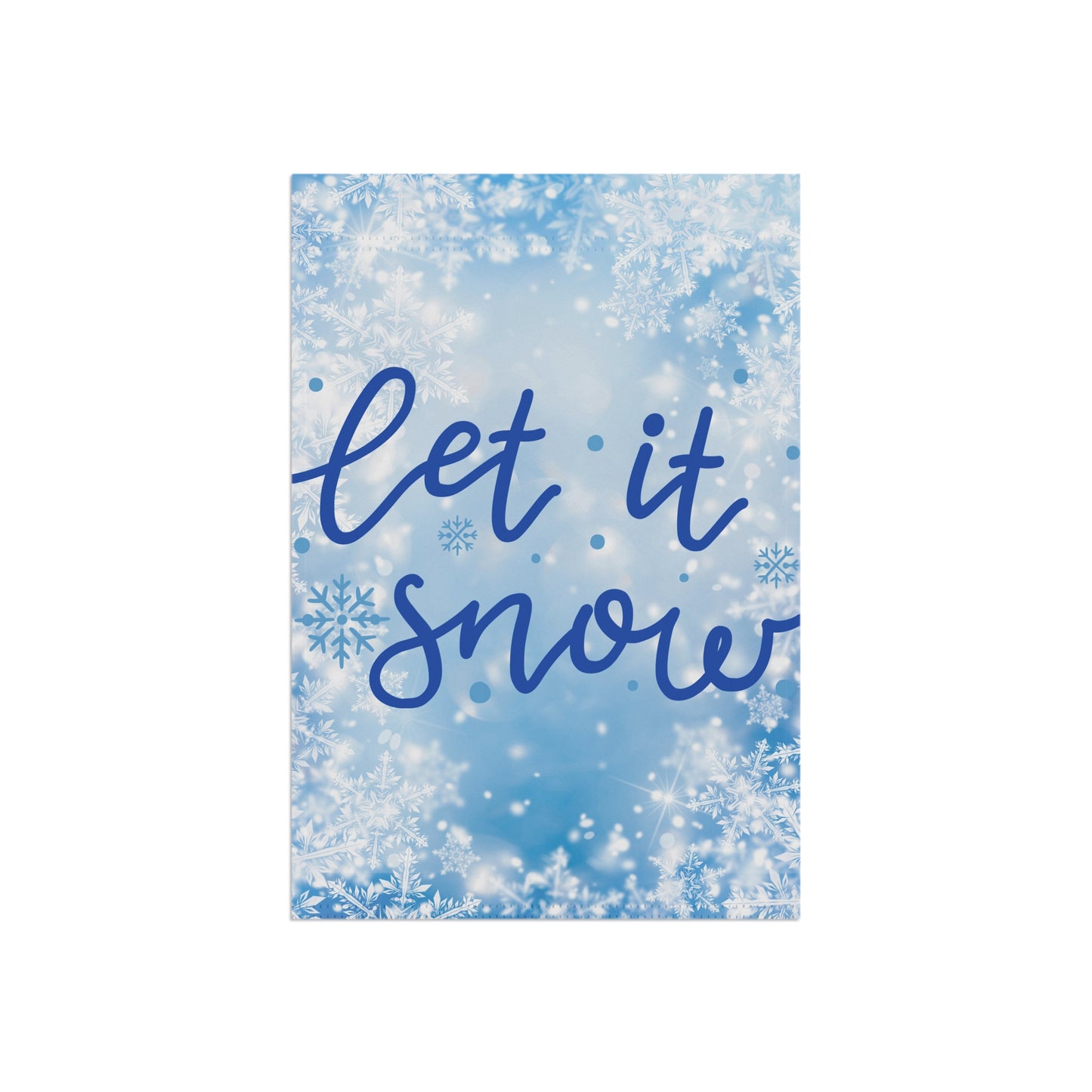 Let It Snow - Garden & House Banner