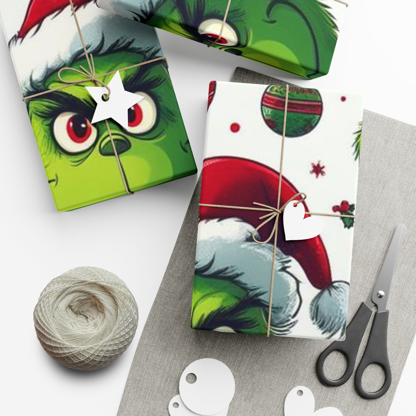 Grinch Gift Wrap Paper