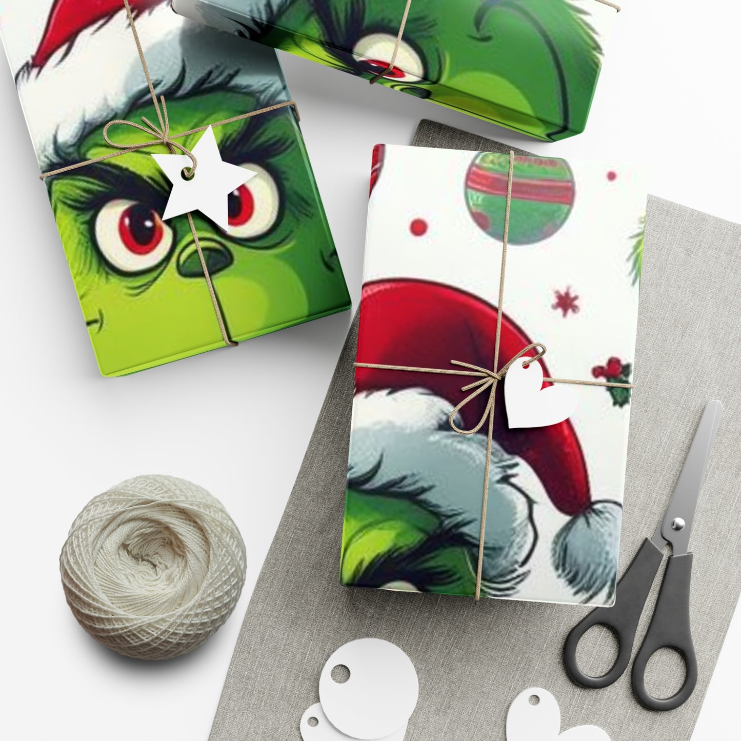 Grinch Gift Wrap Paper