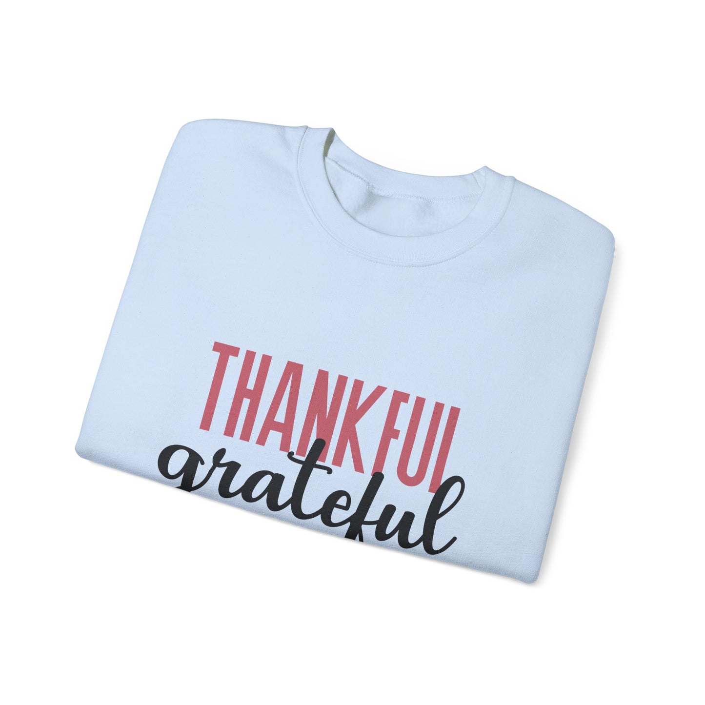 Thankful grateful blessed Unisex Heavy Blend™ Crewneck Sweatshirt