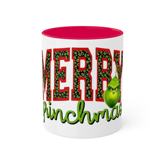 Merry Grinchmas Colorful Mugs, 11oz