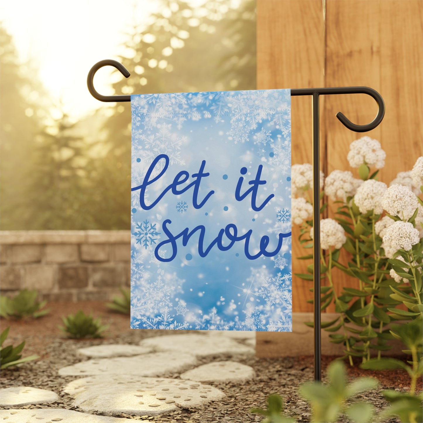 Let It Snow - Garden & House Banner