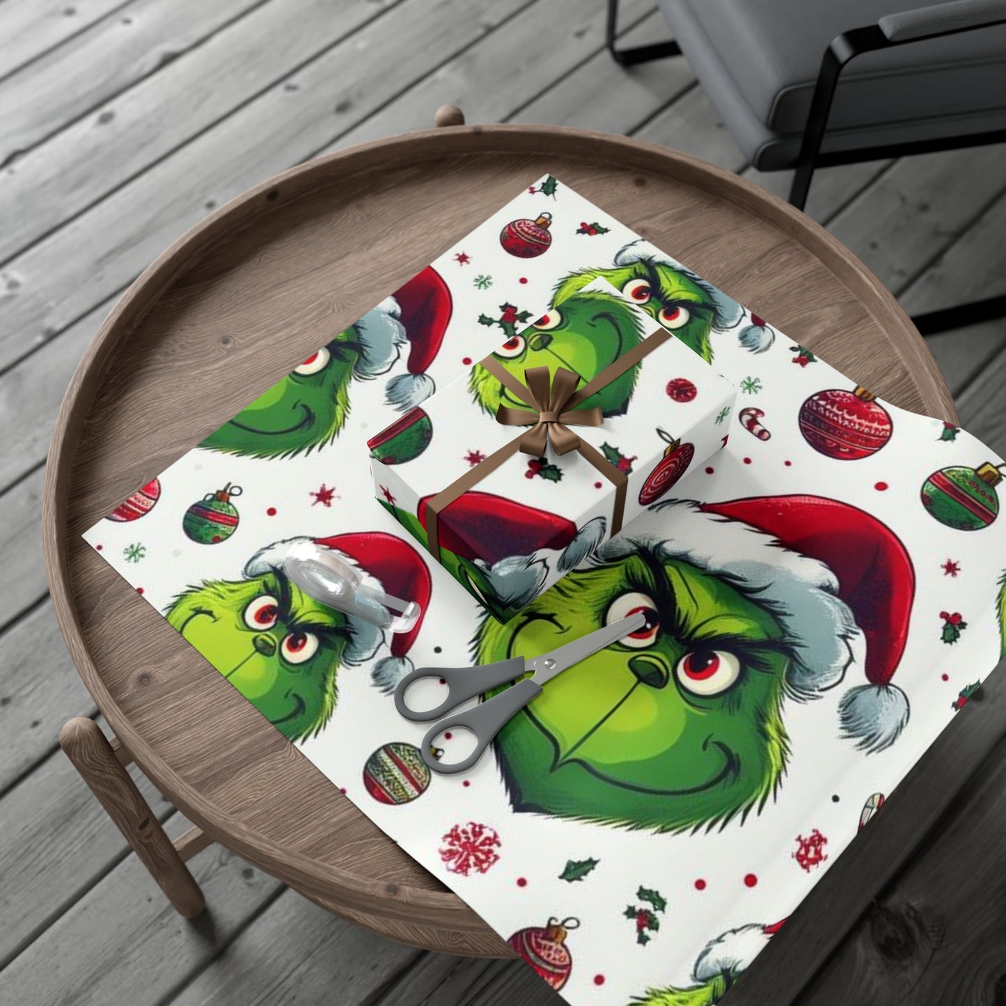 Grinch Gift Wrap Paper