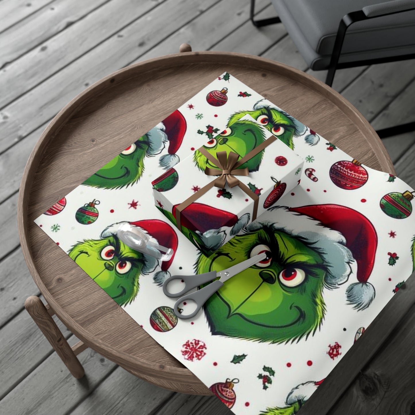 Grinch Gift Wrap Paper