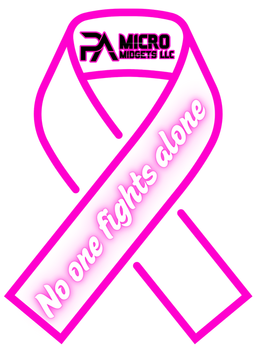 PA Micro Midgets Breast Cancer awareness sticker/decal