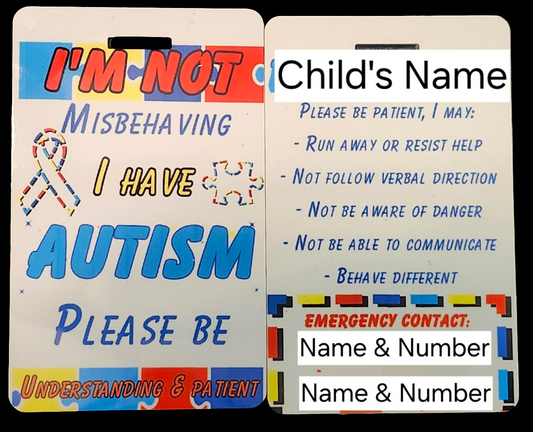 Autistic Child Tag